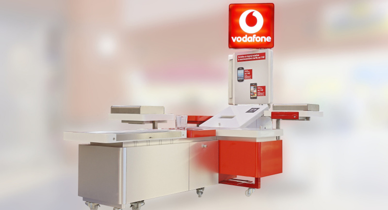 stánek Vodafone Olympie Plzeň